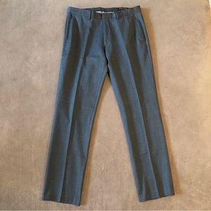 Banana Republic Dark Gray Charcoal Tailored Slim Fit Dress Pants Formal Suit
